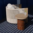 Cord Stripe Outdoor Performance Rug