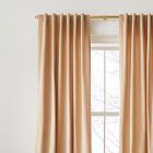 Cotton Velvet Curtain - Camel
