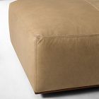 Quinten Leather Ottoman