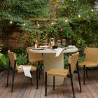 Ventura Aluminum Outdoor Stacking Side Dining Chair (Set of 2)