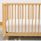 Organic Painterly Grid Crib Fitted Sheet