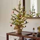 Fir Decorated Ornament Tabletop Tree