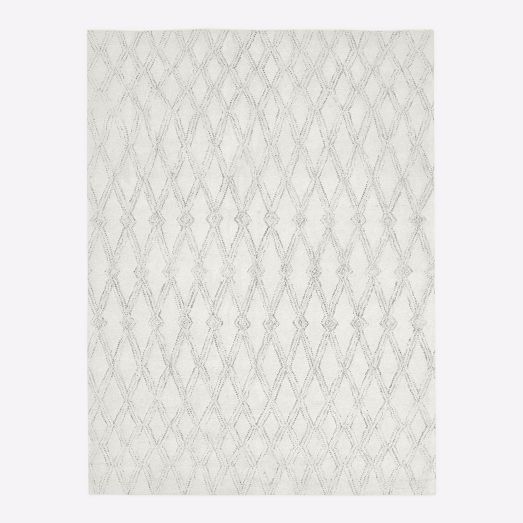 Hazy Lattice Wool Rug Swatch
