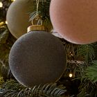 Medium Flocked Ball Ornaments (Set of 9) - Woodland Shine