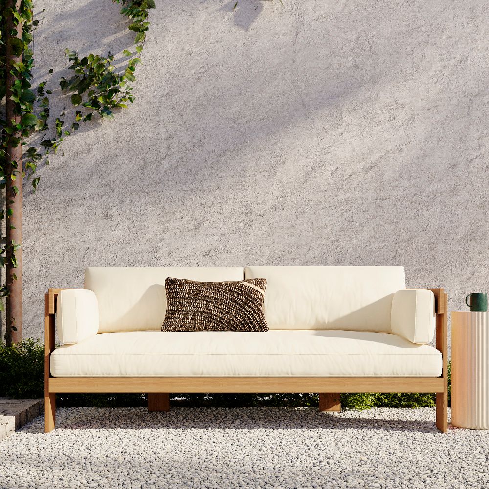 Monterey Outdoor Teak Sofa (76") by West Elm
