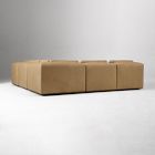 Quinten Leather 5-Piece Armless L-Shaped Sectional (112")