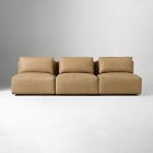 Quinten Leather Modular Armless Sofa (68"&ndash;102")