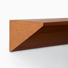 Floating Wedge Wall Shelves - Acorn