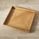 Modern Marquetry Wood Trays - Ashwood