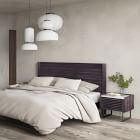 Nagle Cutout Mango Wood &amp; Marble Nightstand (22")