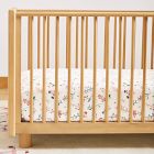 Organic Little Garden Floral Crib Fitted Sheet