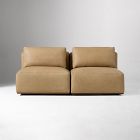 Quinten Leather Modular Armless Sofa (68"&ndash;102")