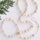 Open Box: Wooden Ball Garland (72"L)