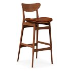 Classic Cafe Stool Cushion, Vegan Leather, Saddle Nut