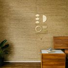 Circle &amp; Line Quadrant Wall Hanging