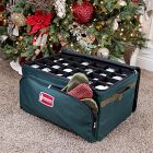 4" Christmas Ornament Storage Box w/ Front Pocket