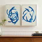 Blue Flashes Wall Art