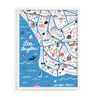 I Love Los Angeles Framed Wall Art by Minted for West Elm Kids