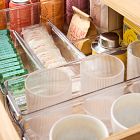 mDesign Clear Plastic Bins (Set of 2)