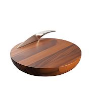Nambe Harmony Cheeseboard & Knife