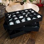 4" Christmas Ornament Storage Box w/ Front Pocket