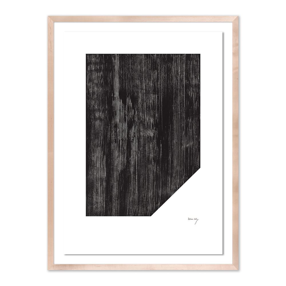Angles in Black Framed Wall Art by The Holly Collective by West Elm