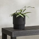 Fluted Ceramic Indoor/Outdoor Planters