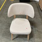 Open Box: Hyde Dining Chair - Performance Chenille Tweed Sand, Blonde