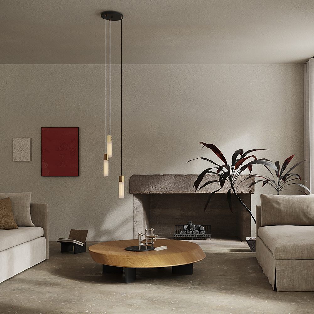 Tala Basalt 3-Light Pendant (10") by West Elm