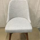 Open Box: Mid-Century Swivel Office Chair - Wood Legs