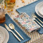 Soil to Studio Asya Block-Printed Linen Napkins (Set of 2)