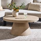Textured Concrete Indoor/Outdoor Coffee Table (32")