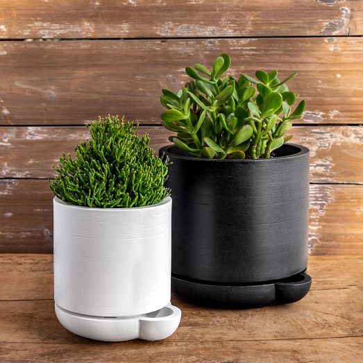The Simple Self-Watering Pot Outdoor Planter | West Elm