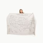 Open Box: USA Map Tapestry, Large