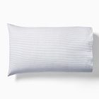 Open Box: Printed Pinstripe Pillowcase Set, Standard - Marina Blue