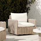 Westport Wicker Outdoor Slim Profile Swivel Chair