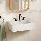 Rectangular Wall Mounted Sink