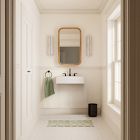 Rectangular Wall Mounted Sink