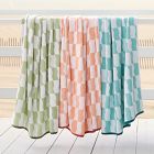 Wavy Blocks Beach Towel