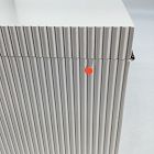 Open Box: Modern Fluted Jewelry Box, Grand 7.5"H - White