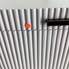 Open Box: Modern Fluted Jewelry Box, Small 5"H - White