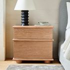 Aggie Cerused Nightstand (24")