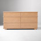 Aggie Cerused 6-Drawer Dresser (60")