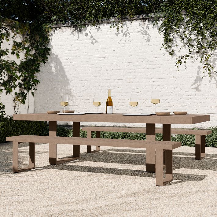 Portside Outdoor Extendable Dining Table (76.5
