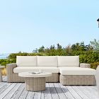 Westport Wicker Outdoor 2-Piece Chaise Sectional (105")