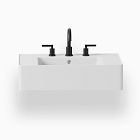 Rectangular Wall Mounted Sink