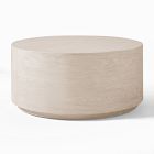 Open Box: Volume Round Drum Coffee Table (36") - Winterwood