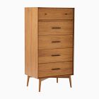 Open Box: Mid-Century 5-Drawer Dresser (27") - Acorn