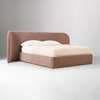 Julianne Upholstered Winged Bed