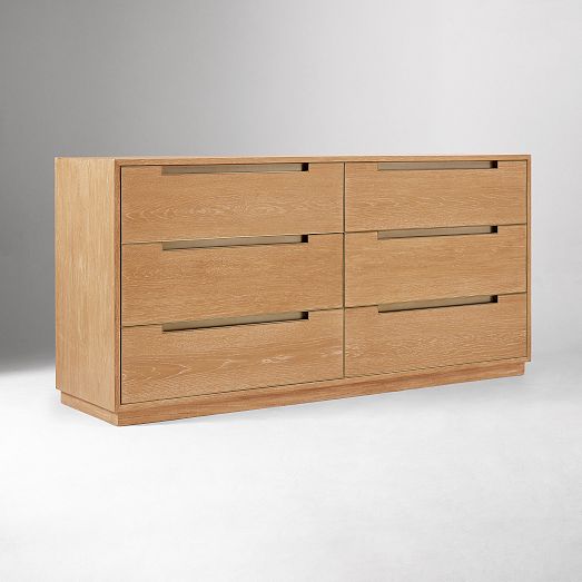 living essentials by hillsdale modern wood 6 drawer dresser Hillsdale Living Essentials 6 Drawer Dresser with Metal Knobs - On Sale - Bed Bath & Beyond